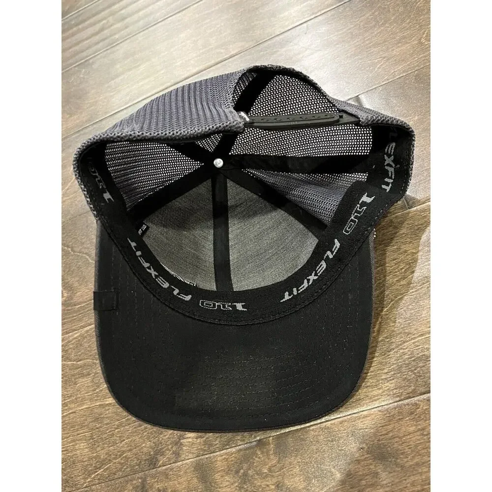 Travis Mathew Mens KD Gray FlexFit Adjustable SnapBack Hat Baseball Cap